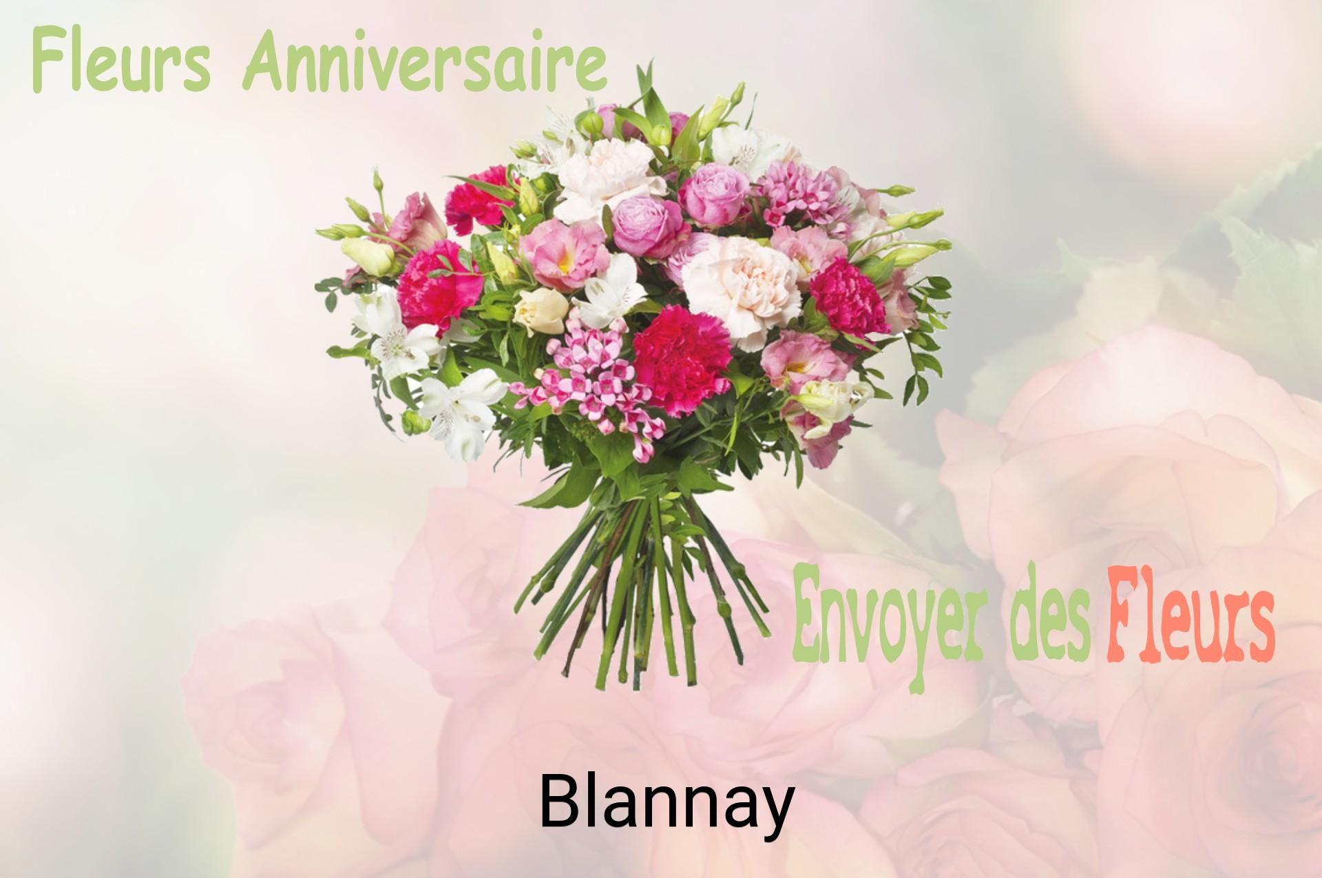 Bouquet de fleurs d’anniversaire livré à Blannay